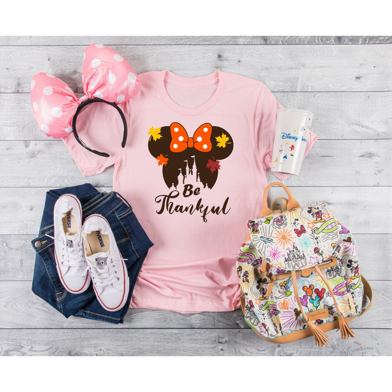 Thankful Shirt, Disney Minnie Shirt, Disney Thanksgiving Shirt, Disneyland Shirt, Happy Thanksgiving, Thanksgiving Shirt, Disneyworld Tee - 4.jpg