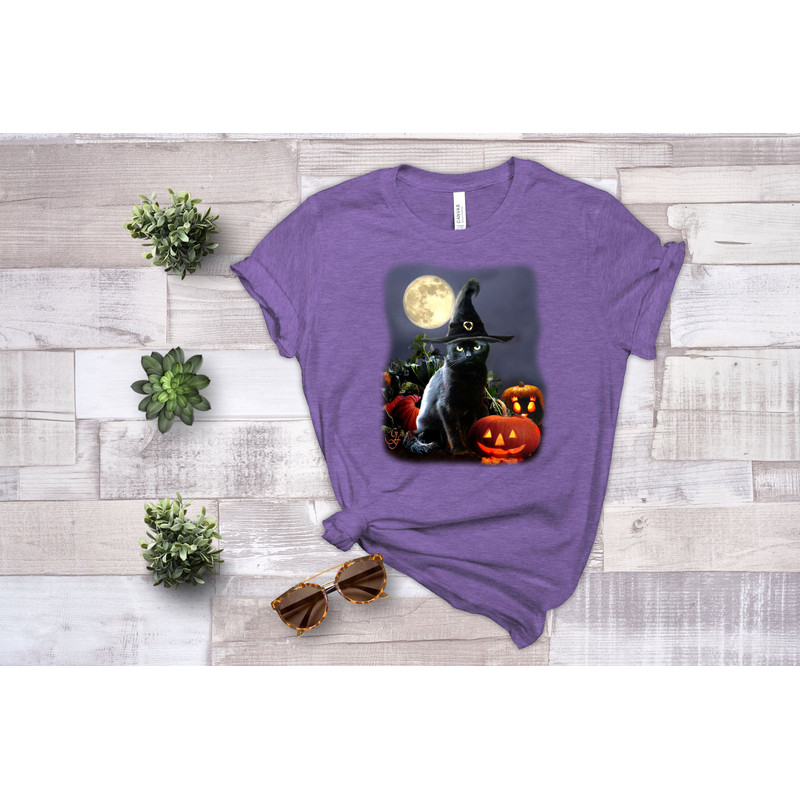 Witch Cat Shirt, Halloween Shirt, Horror Shirt, Halloween Costume, Funny Halloween Gift, Halloween Party Shirt, Spooky Season Tee - 5.jpg