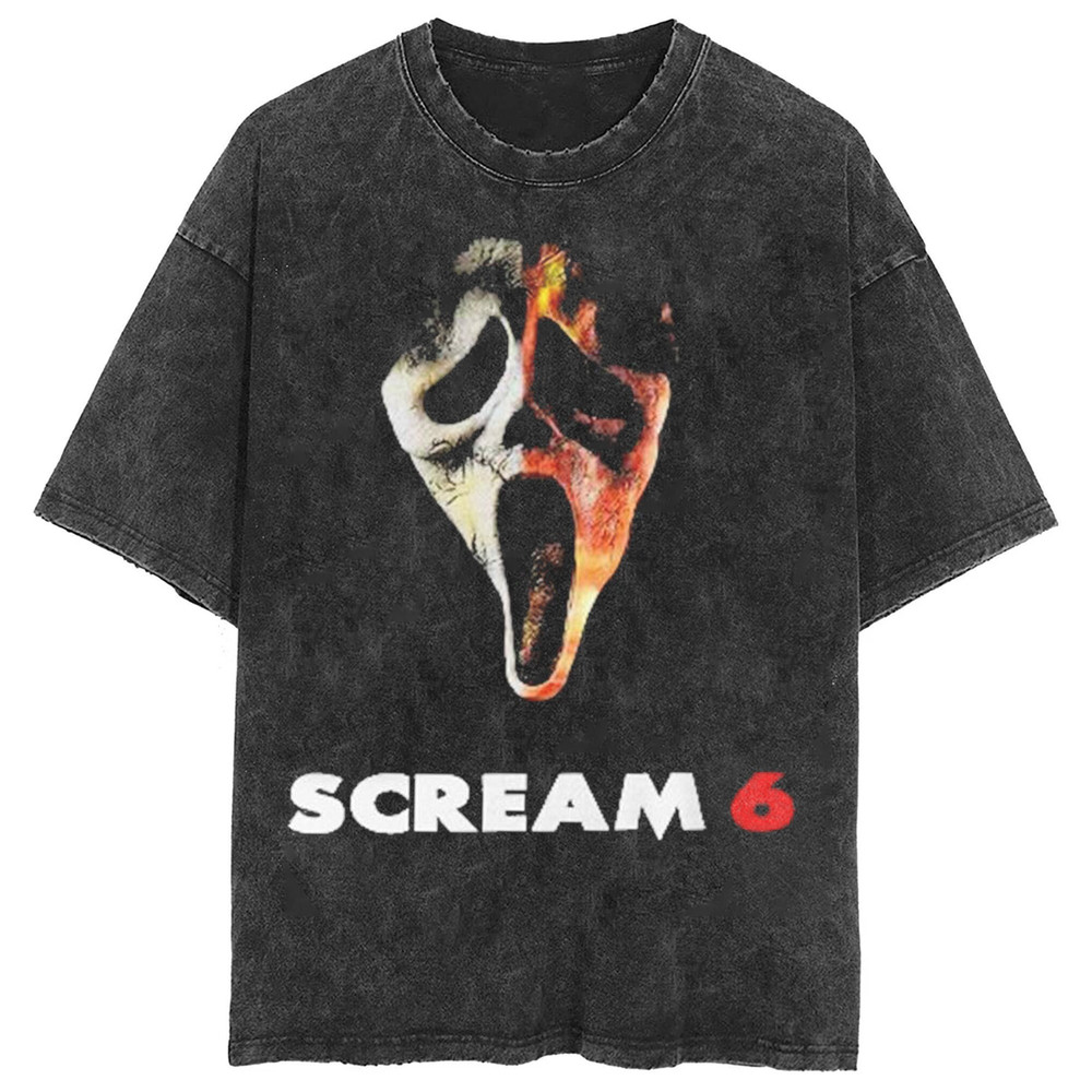 Awesome scream 6 T-shirt, Horror Movie Ghostface Nothin Shirt, Scream VI Movie Poster Shirt, Scream 6 Movie Sweatshirt, Halloween Shirt - 2.jpg