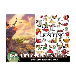 150 Files The Lion King Bundle Svg, Simba Svg