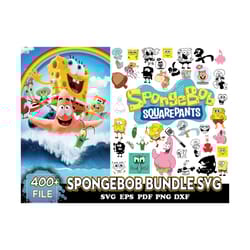 400 files spongebob bundle svg, cartoon svg