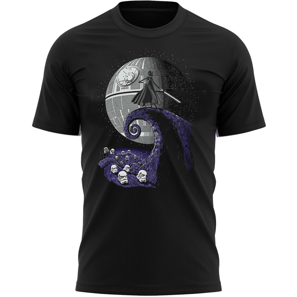 Nightmare Before The Stars Halloween T-Shirt For Men, Women & Kids 100% Cotton Black Shirt, Funny T-Shirts - 1.jpg