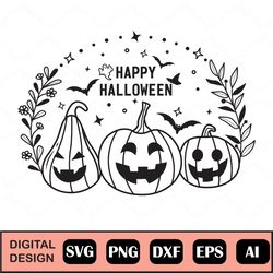 halloween svg kids halloween pumpkin svg, happy halloween svg, kids halloween svg, halloween pumpkin svg, pumpkin flower