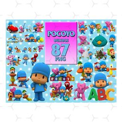 87 files pocoyo bundle png, cartoon png, pocoyo png, pocoyo bundle, pocoyo design, elly the elephant, pato the duck, nin