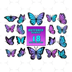 18 files butterfly bundle svg, butterfly svg, butterfly bundle svg, butterfly layered, butterfly clipart, butterflies sv