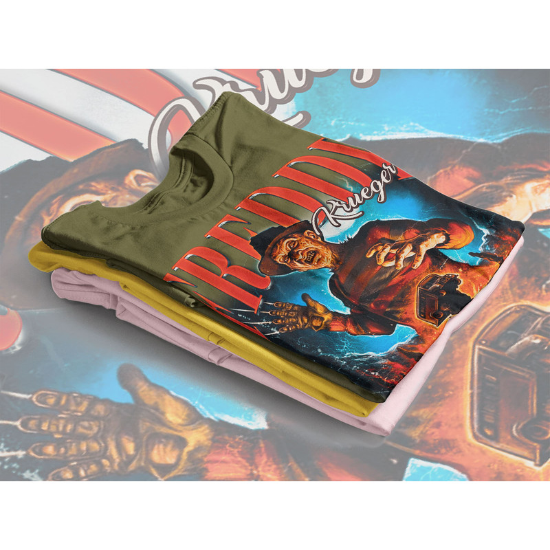 RETRO FREDDY KRUEGER Vintage Shirt, Nightmare Halloween Tshirt, Jason Voorhees T-Shirt Friday the 13th Horror, Horror Movie Halloween Shirt - 4.jpg