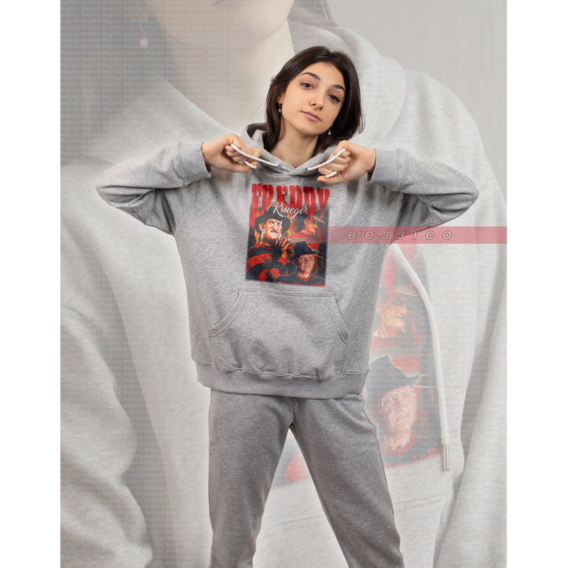 RETRO FREDDY KRUEGER Vintage Sweatshirt, Nightmare Halloween Sweater, Jason Voorhees Friday the 13th Horror, Horror Movie Halloween Sweater - 3.jpg