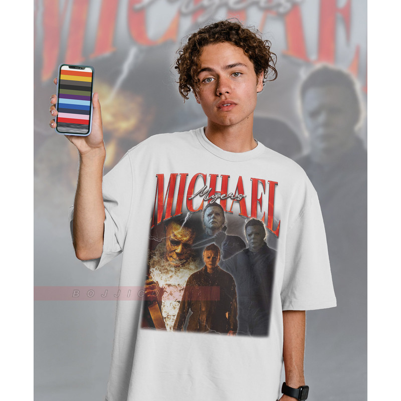 RETRO Michael Myers Vintage Shirt Michael Myers Homage Tshirt Jason Voorhees T-Shirt Friday the 13th Horror, Stranger Shirt, Halloween - 2.jpg