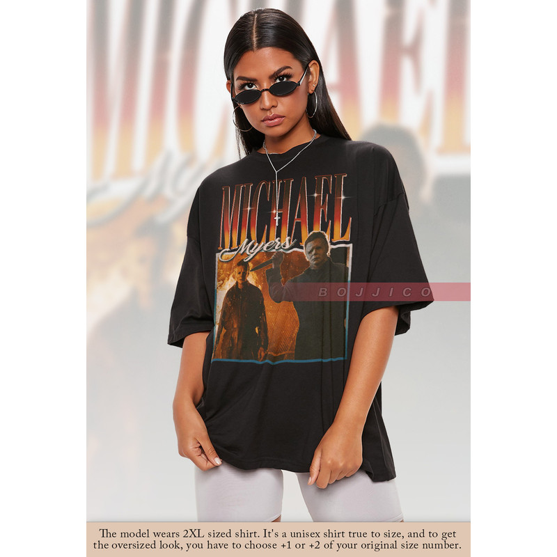RETRO Michael Myers Vintage Shirt Michael Myers Homage Tshirt Jason Voorhees T-Shirt Friday the 13th Horror, Stranger Shirt, Halloween - 1.jpg