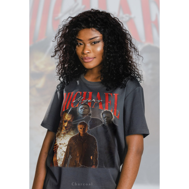 RETRO Michael Myers Vintage Shirt Michael Myers Homage Tshirt Jason Voorhees T-Shirt Friday the 13th Horror, Stranger Shirt, Halloween - 3.jpg