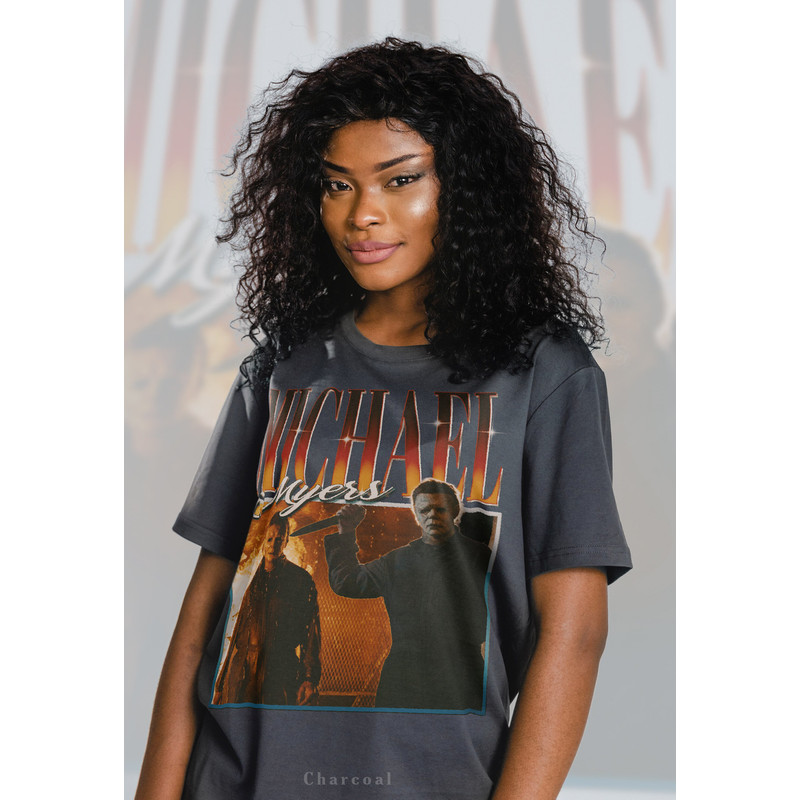 RETRO Michael Myers Vintage Shirt Michael Myers Homage Tshirt Jason Voorhees T-Shirt Friday the 13th Horror, Stranger Shirt, Halloween - 3.jpg