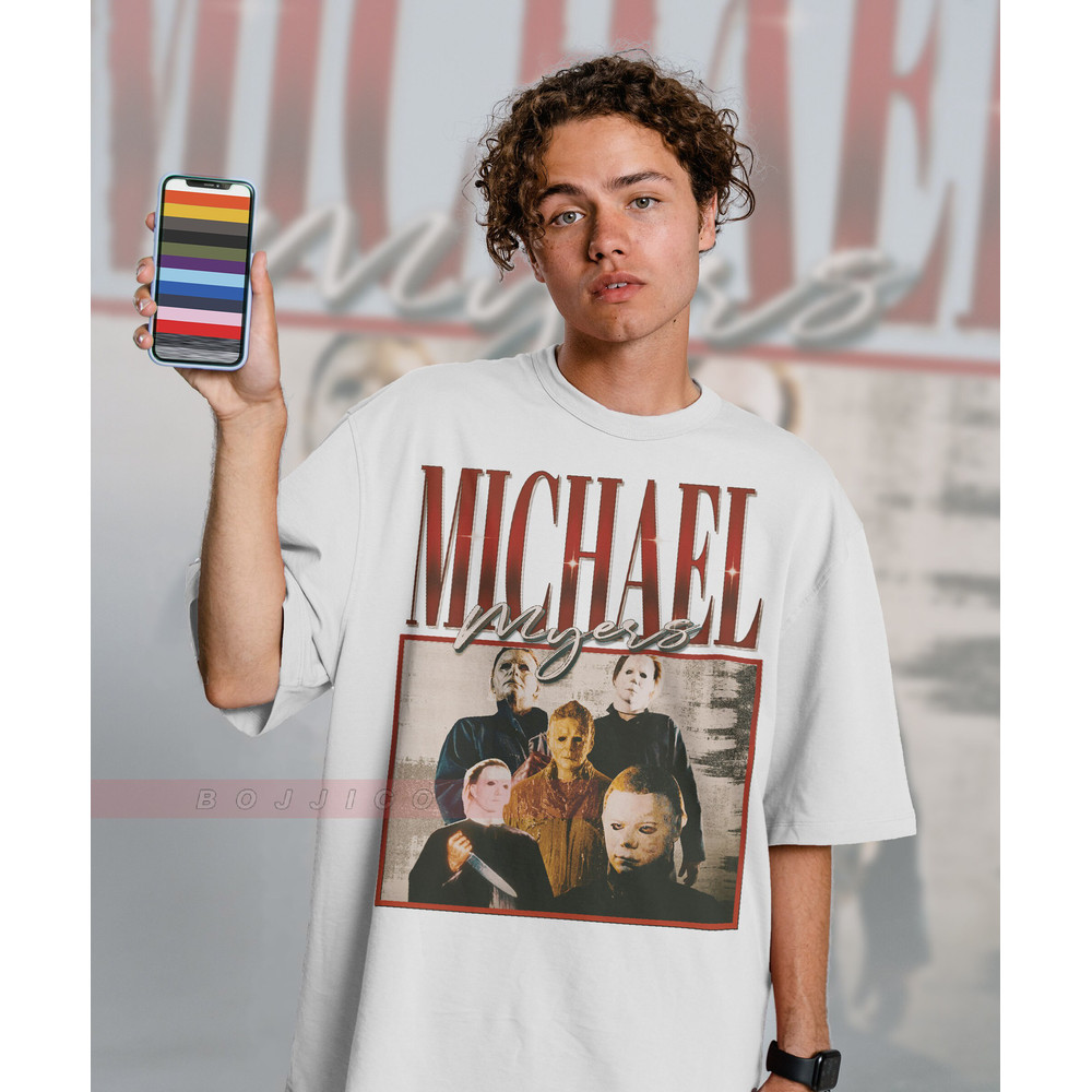 RETRO Michael Myers Vintage Shirt Michael Myers Homage Tshirt Jason Voorhees T-Shirt Friday the 13th Horror, Stranger Shirt, Halloween - 2.jpg