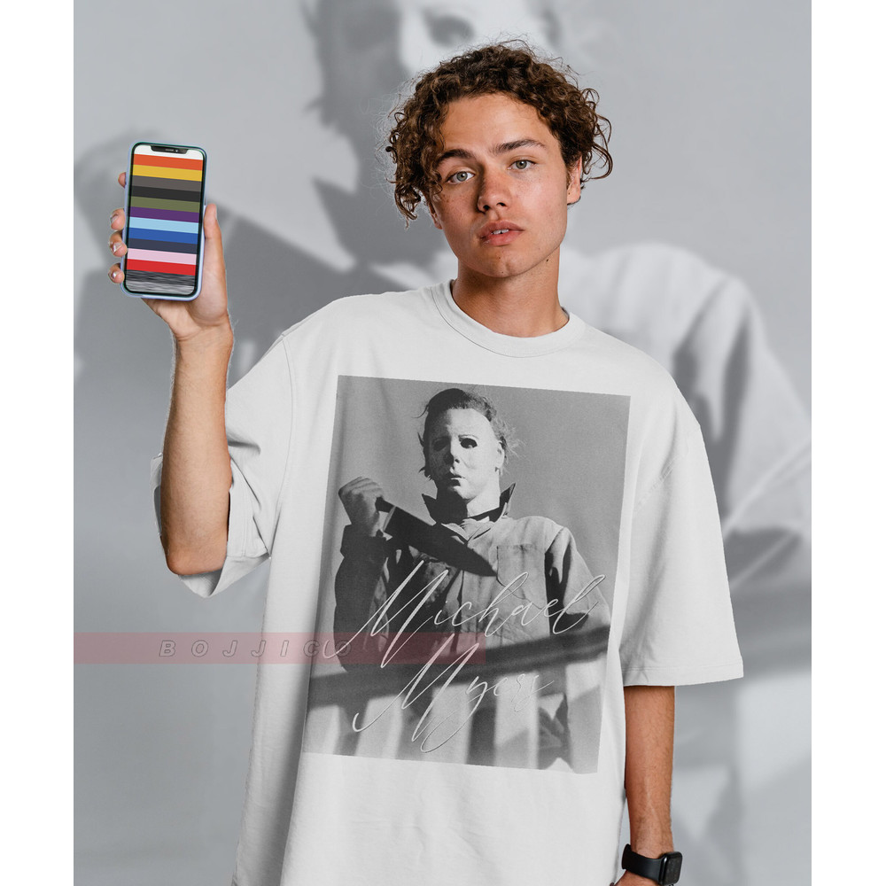 RETRO Michael Myers Vintage Shirt Michael Myers Homage Tshirt Jason Voorhees T-Shirt Friday the 13th Horror, Stranger Shirt, Halloween - 2.jpg