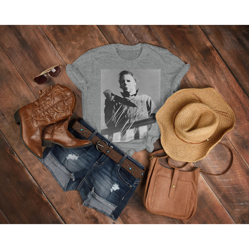 RETRO Michael Myers Vintage Shirt Michael Myers Homage Tshirt Jason Voorhees T-Shirt Friday the 13th Horror, Stranger Shirt, Halloween - 5.jpg