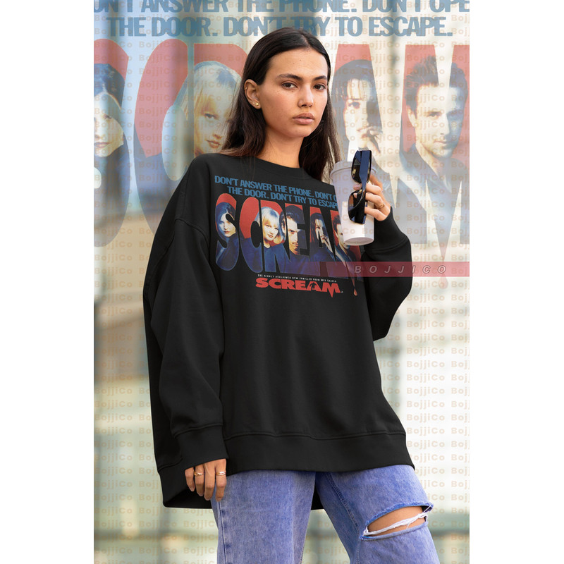SCEAM Classic Movie Sweatshirt, Stu Macher Shirt, Billy Loomis, Matthew Lillard,Retro Unisex Sweatshirt, Movie Scary Horror Homage Fan Gift - 1.jpg