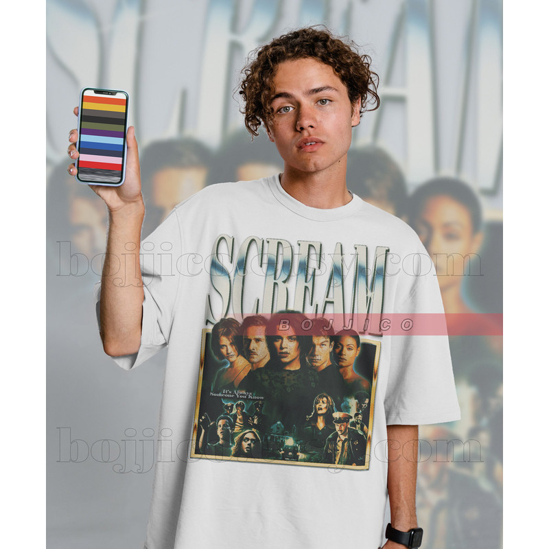 SCREAM Shirt, Scary Movie Shirt, Scary Horror Film 90s Tees, Kill3r Homage Fan T-Shirt Sidney, Stu Matcher, Billy Loomis, Scream Halloween - 2.jpg