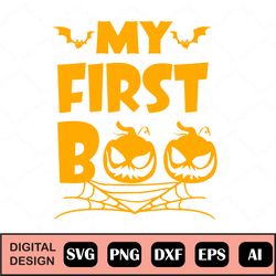 My First Boo Png, Baby Halloween Png, Baby Halloween Clipart Png, Halloween Png, Baby Halloween Shirt, Halloween, Cricut