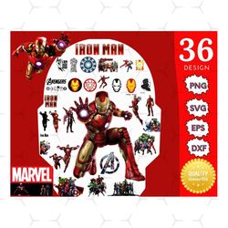 marvel avengers paper, avengers png clipart, spiderman, captain america, thor, iron man, instant download, superhero pn