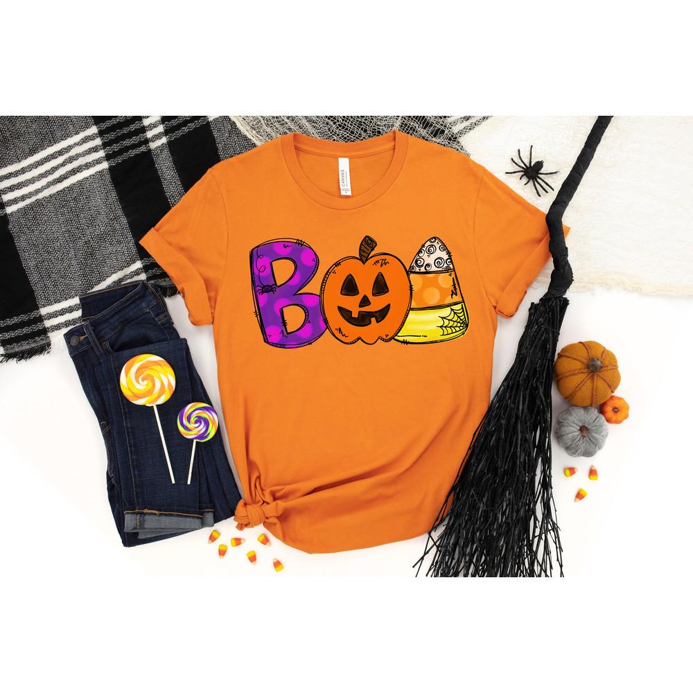 Boo Doodle Letters shirt,Halloween Party, Halloween T-shirt,Hocus Pocus Shirt,Halloween Funny Tee,Halloween Dinosaur Shirt,Halloween Kids - 4.jpg