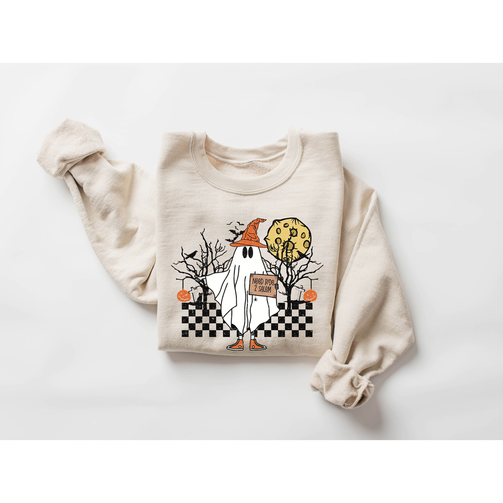 Boo Ghost Halloween Sweatshirt, Cute Ghost Halloween Sweatshirt, Funny Halloween Sweatshirt, Ghost Sweatshirt,Halloween Gift Sweatshirt - 1.jpg