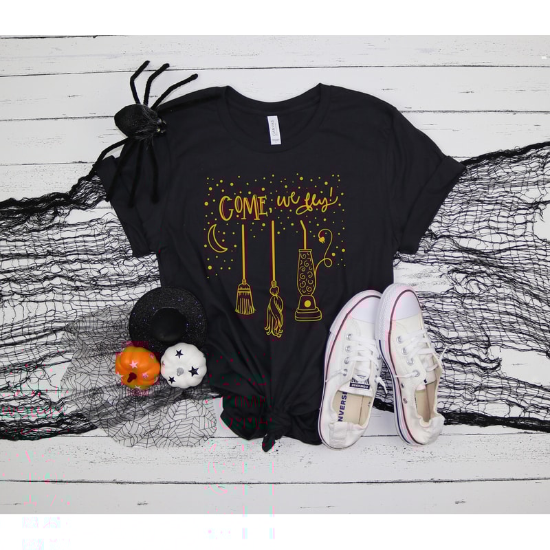 Come We Fly Shirt, Halloween 2022 Shirt, Sanderson Sisters, Hocus Shirt, Halloween Funny Tee, Fall Clothing, Come We Fly Halloween Shirts, - 2.jpg
