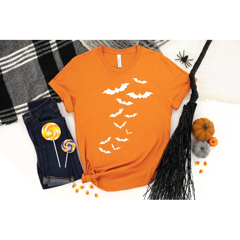 Halloween Bats Shirt, Halloween Party, Halloween 2022 Shirt, Skeleton T, Halloween Outfits, Halloween Funny Shirt, Family Matching Shirts - 3.jpg