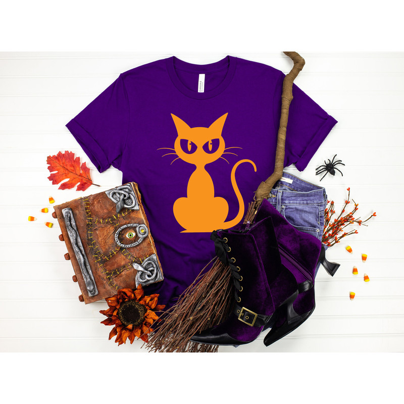 Halloween Black cat Shirt,Halloween Party,Halloween 2022 Shirt,Skeleton T, Halloween Outfits,Halloween Funny Shirt,Family Matching Shirts - 3.jpg