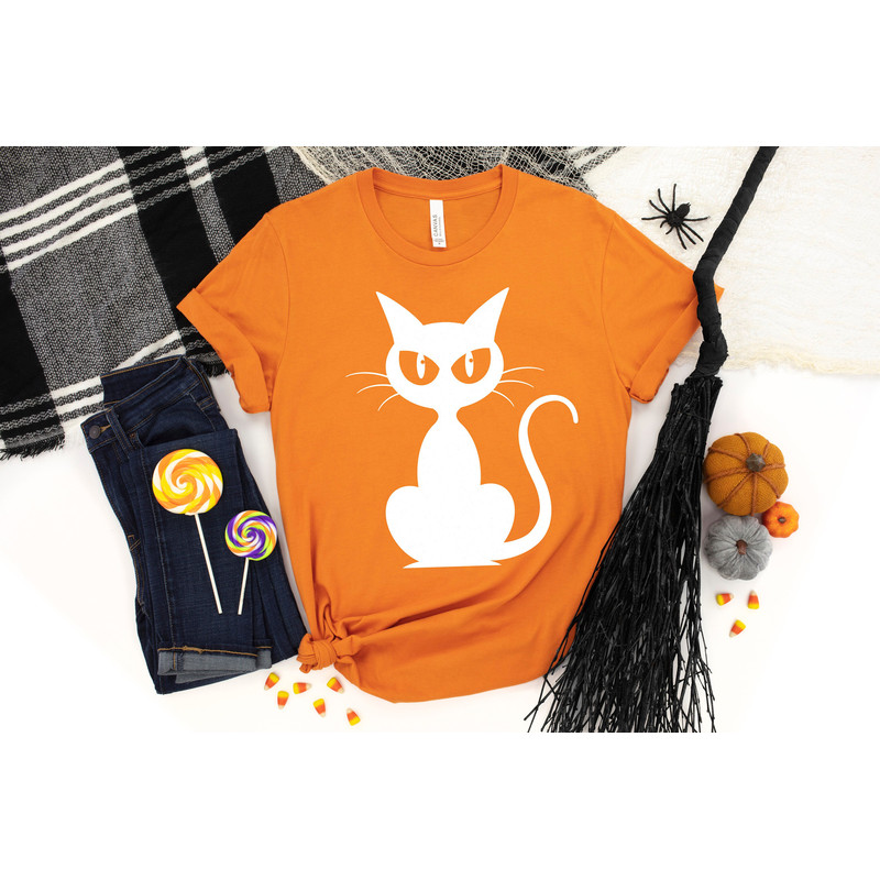 Halloween Black cat Shirt,Halloween Party,Halloween 2022 Shirt,Skeleton T, Halloween Outfits,Halloween Funny Shirt,Family Matching Shirts - 4.jpg