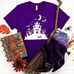 halloween castle shirts,halloween shirts, hocus pocus shirts, sanderson sisters shirts, fall shirts, halloween outfits,h