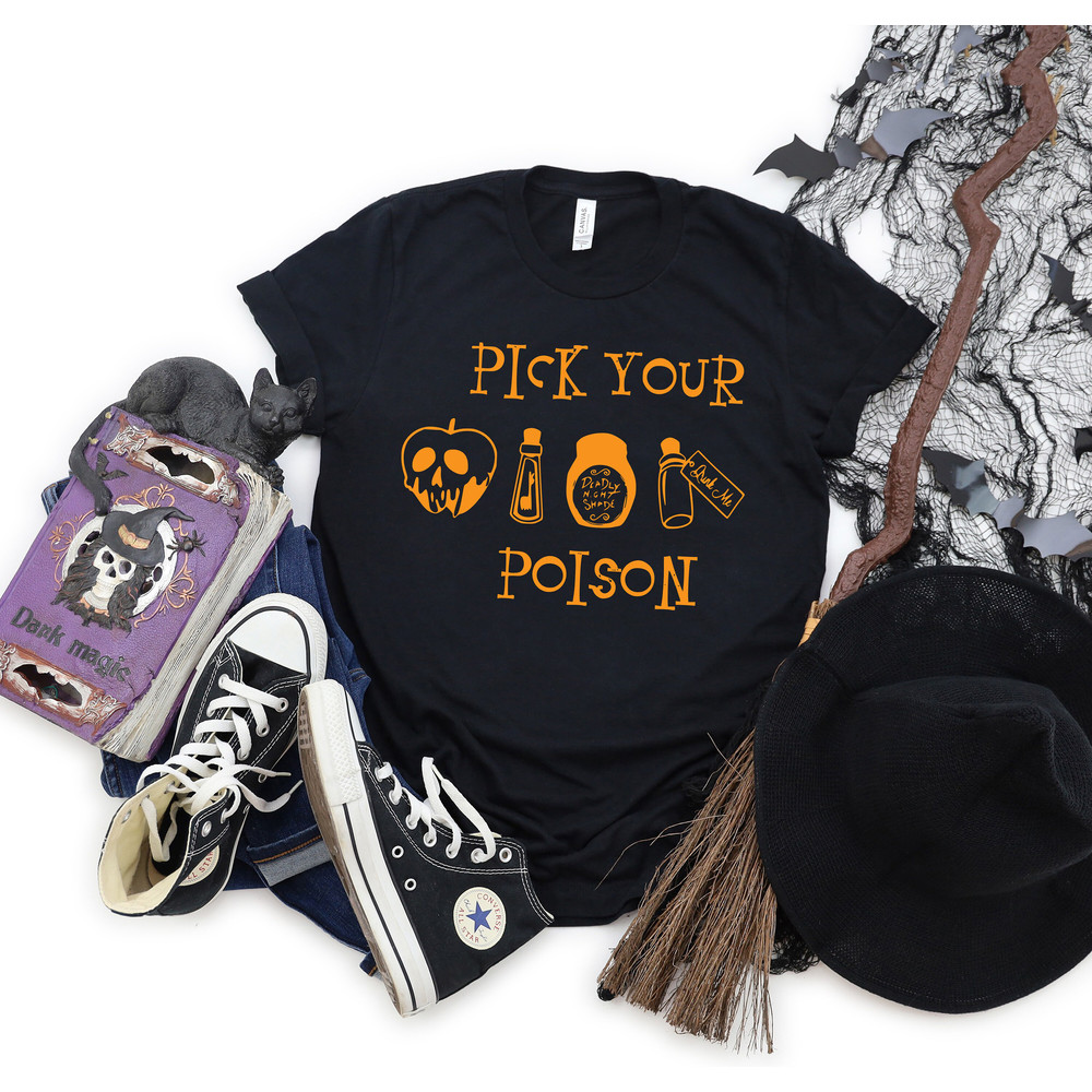 Halloween Shirt,Pick your Poison Shirt,Halloween Shirt For Women,Halloween Gift for Mom,Halloween Matching Shirt,Halloween Gift for tee - 4.jpg