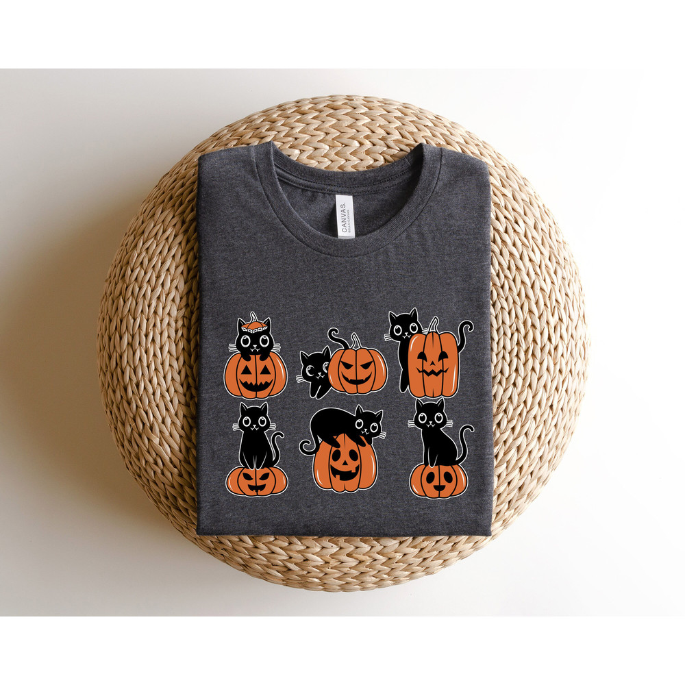 Halloween Sweatshirt,Cat Sweatshirt,Ghost Shirt,Halloween Sweater,Cool Halloween Cat Shirt,Cat Lover Tshirt,Black Cat Shirt,2023 Spooky Seas - 4.jpg