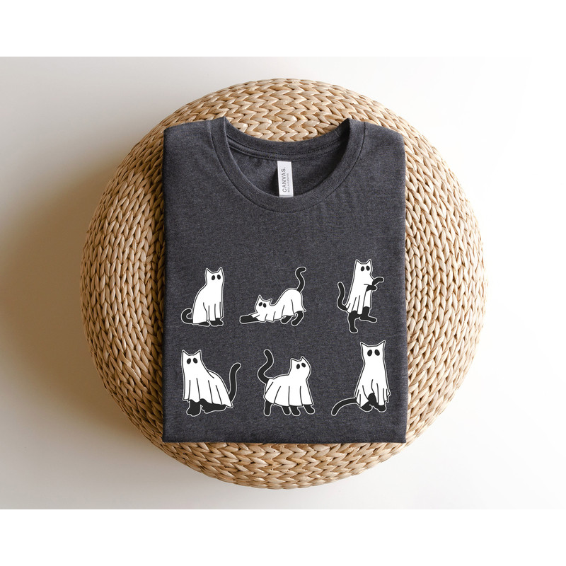 Halloween Sweatshirt,Cat Sweatshirt,Ghost Shirt,Halloween Sweater,Cool Halloween Cat Shirt,Cat Lover Tshirt,Black Cat Shirt,2023 Spooky Seas - 5.jpg