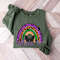 Halloween Vibes Rainbow Sweatshirt,Spooky Halloween Shirt, Funny Halloween Shirt, Halloween Shirt,Woman Halloween Gift - 1.jpg