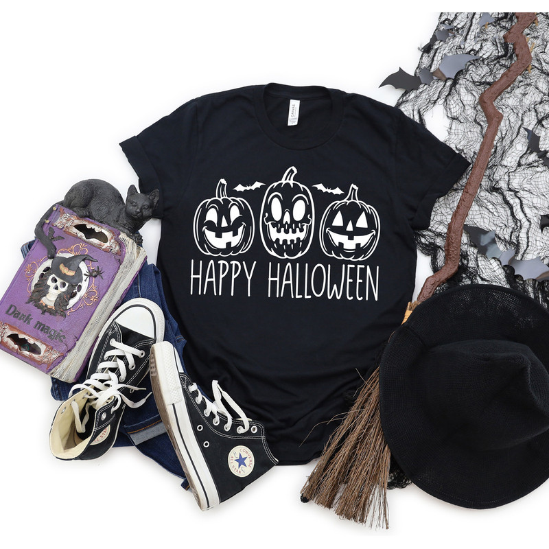 Happy Halloween Shirt,Halloween Party Shirts, Hocus Pocus Shirts,Sanderson Sisters Shirts,Halloween Outfits,2022 Halloween Pumpkin Shirt - 3.jpg