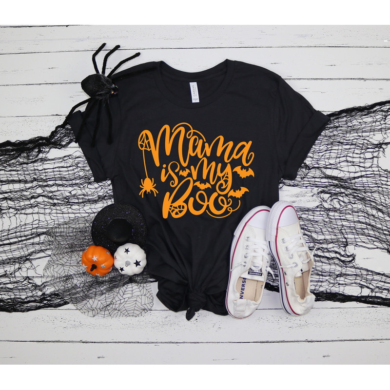 Mama Is My Boo Shirt, Halloween Party Shirts, Hocus Pocus, Boo Shirt, Halloween Matching Tee, 2022 Halloween Shirts, Family Matching Tshirts - 2.jpg
