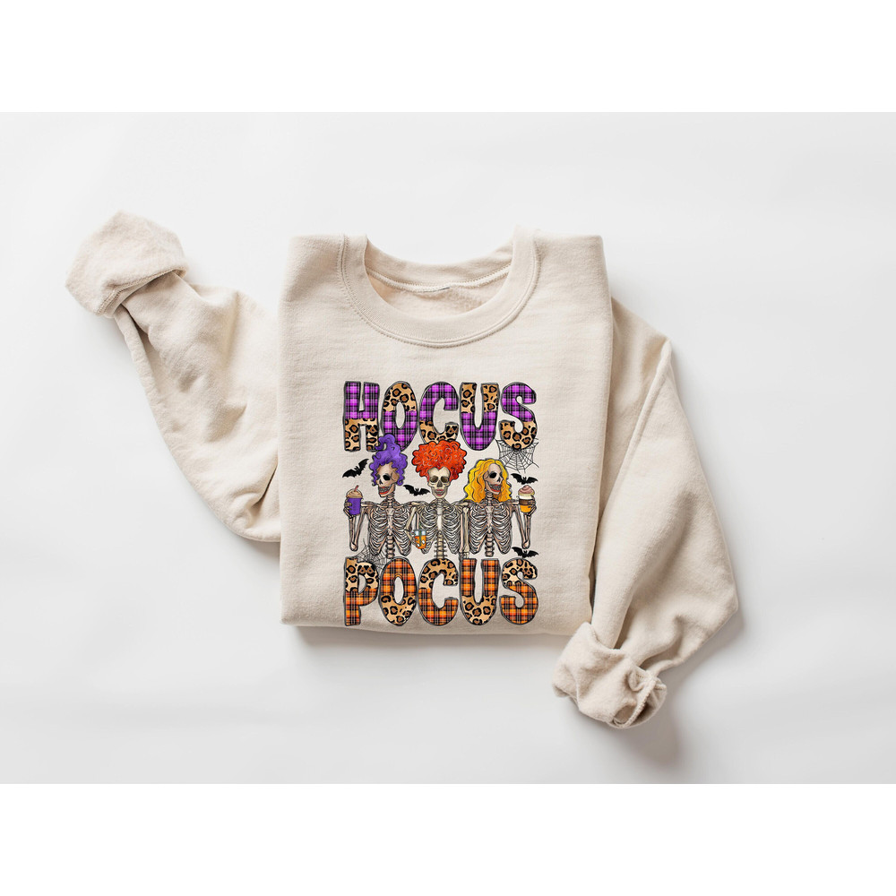 Sanderson Sisters Sweatshirt, Hocus Pocus Sweatshirt, Witch Sweatshirt, Woman Halloween Gift, Halloween Hoodie, Halloween Movie Hoodie - 1.jpg