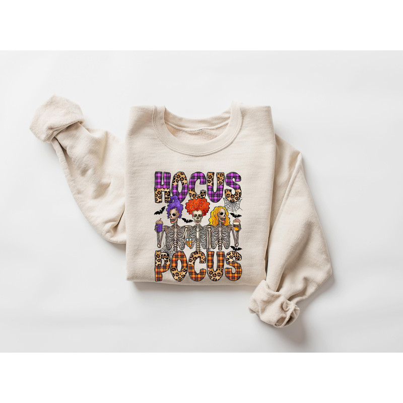 Sanderson Sisters Sweatshirt, Hocus Pocus Sweatshirt, Witch Sweatshirt, Woman Halloween Gift, Halloween Hoodie, Halloween Movie Hoodie - 1.jpg