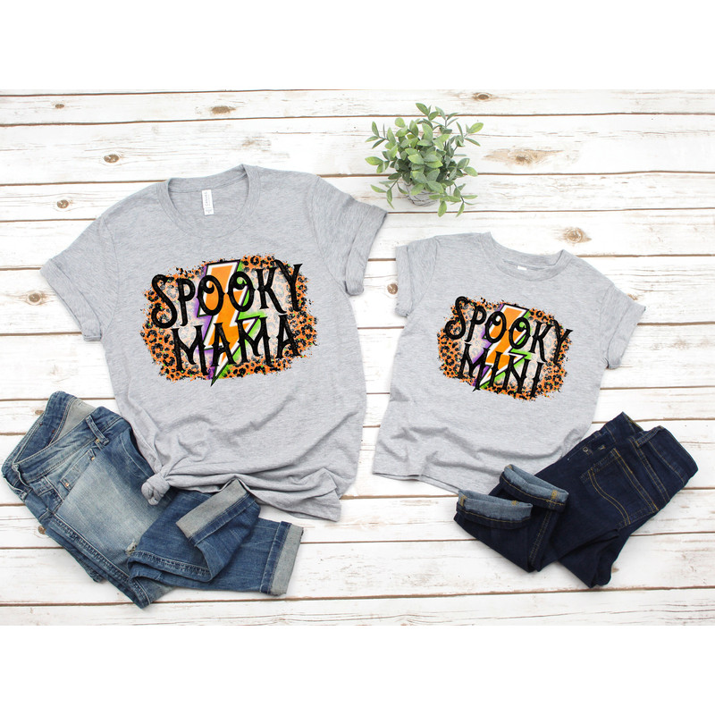 Spooky Mama Spooky Mini Shirt, Matching Family Shirt, Kids Halloween Shirt, Spooky Mama, Spooky Mini, Family Halloween Costumes, Baby Girl - 3.jpg