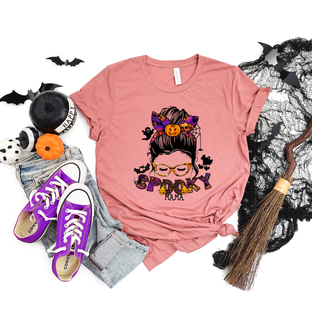 Spooky Mom Shirt,halloween Mom shirt,Halloween Party, Halloween T-shirt,Hocus Pocus Shirt,Halloween Funny Tee,Halloween Dinosaur Shirt - 3.jpg