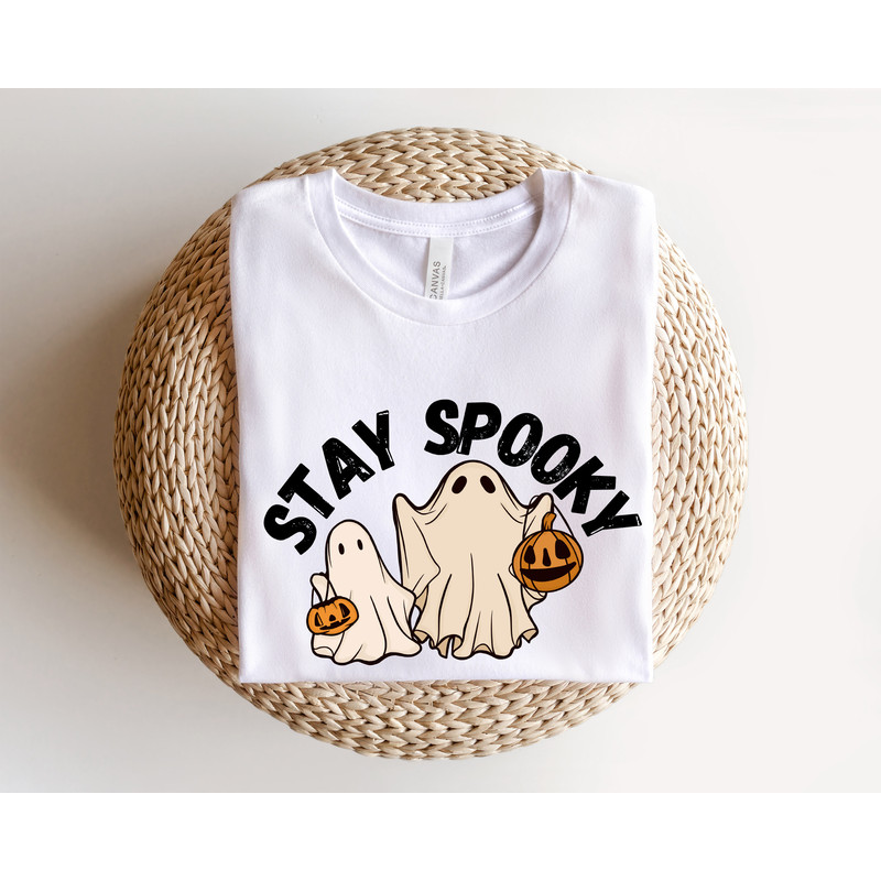 Stay Spooky Sweatshirt, Halloween Sweatshirt, Halloween Gift Hoodie, Womens Halloween Sweatshirt, Spooky Season Shirt, Ghost Halloween - 3.jpg