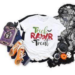 trick rawr treat shirt,halloween shirt,halloween party, halloween t-shirt,hocus pocus shirt,halloween funny tee,hallowee