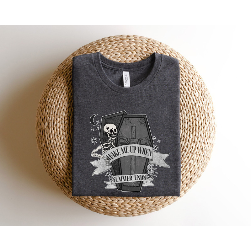 Wake Me Up Summer Ends Sweatshirt,Summer Halloween Shirt,Halloween Lovers Shirt,Halloween Funny Shirt,Spooky Season Shirt,Skeleton Shirt - 4.jpg