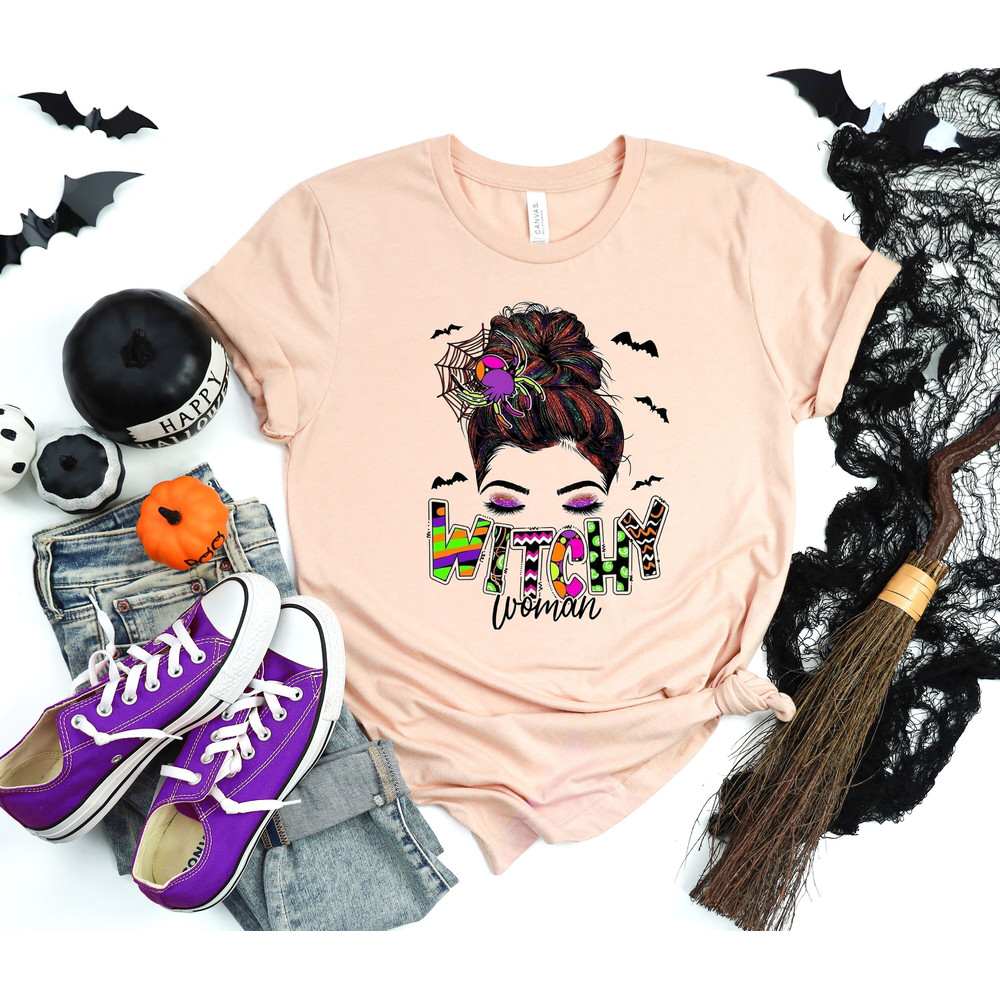 Witchy Woman Shirt, Witch Shirt, Funny Halloween Shirt, Halloween Shirts, Halloween Party Tee, Witchcraft Shirt, Halloween Witch Shirt - 3.jpg
