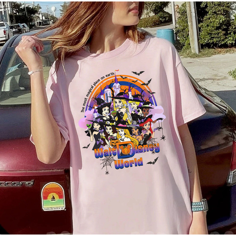 Disney Halloween Princess Shirt, Disney Princess Witch Shirt, The Most Magical Place On Earth, Disney Princess Halloween Tee, Magic Kingdom - 4.jpg