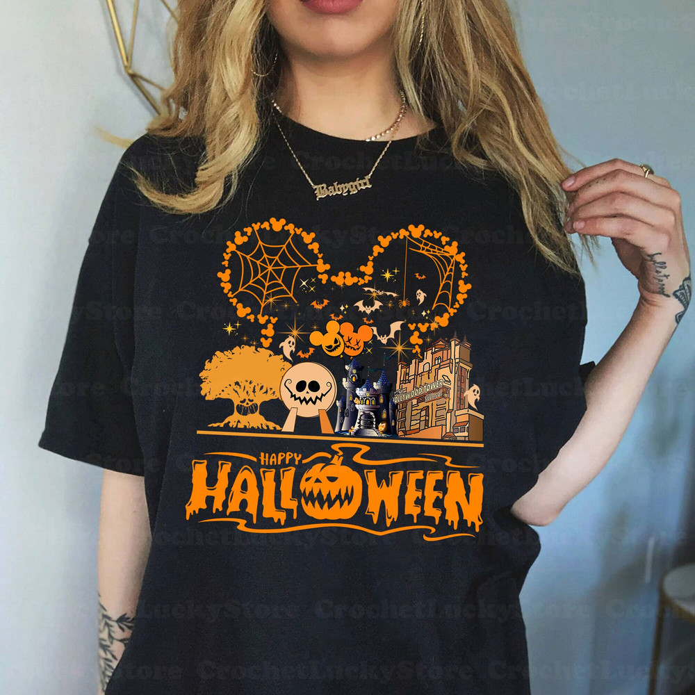 Disney Happy Halloween Shirt, Hoodie, Sweatshirt, Halloween Gifts, Not So Scary, Spooky Season, Trick Or Treat, Disneyland Halloween Shirt - 3.jpg