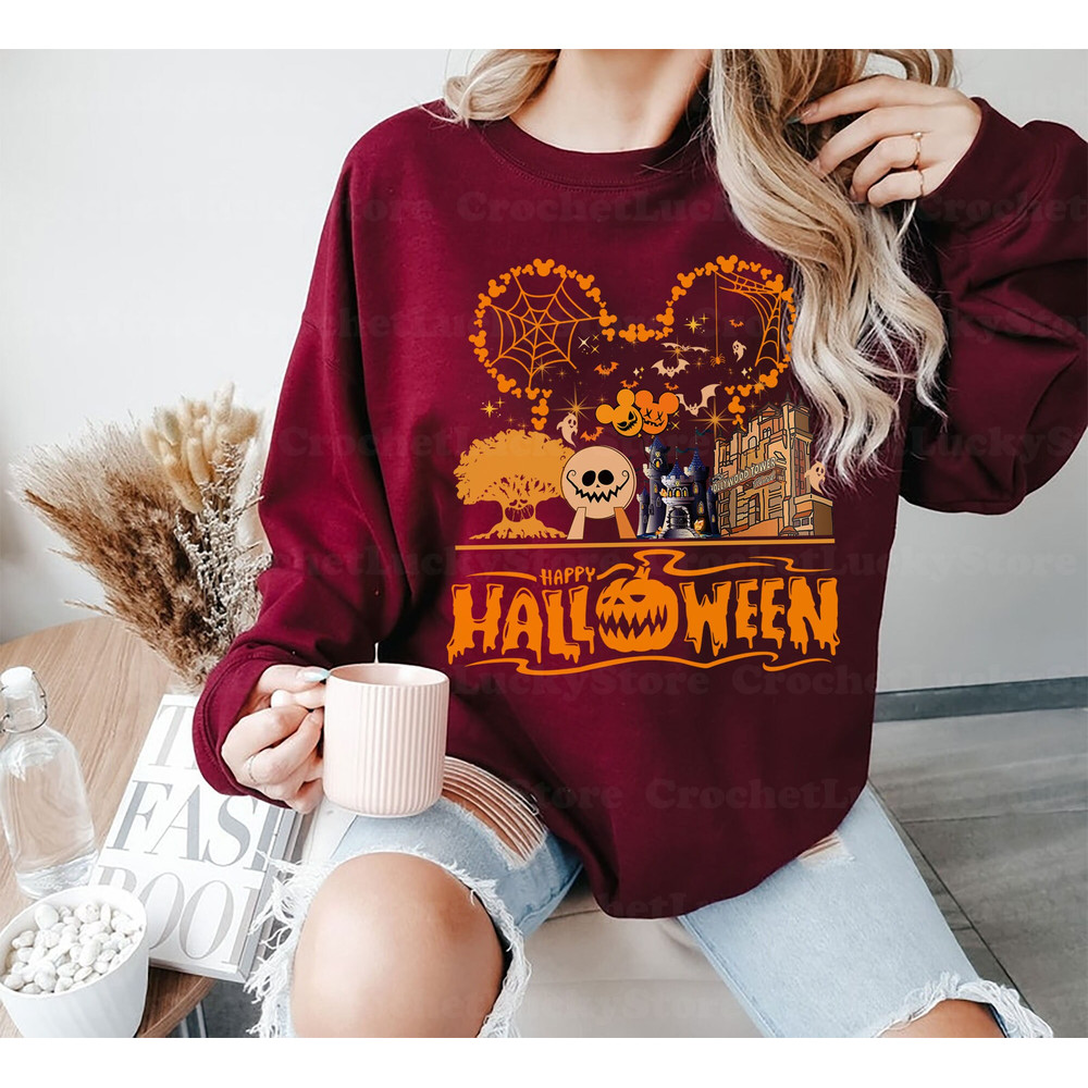 Disney Happy Halloween Shirt, Hoodie, Sweatshirt, Halloween Gifts, Not So Scary, Spooky Season, Trick Or Treat, Disneyland Halloween Shirt - 5.jpg