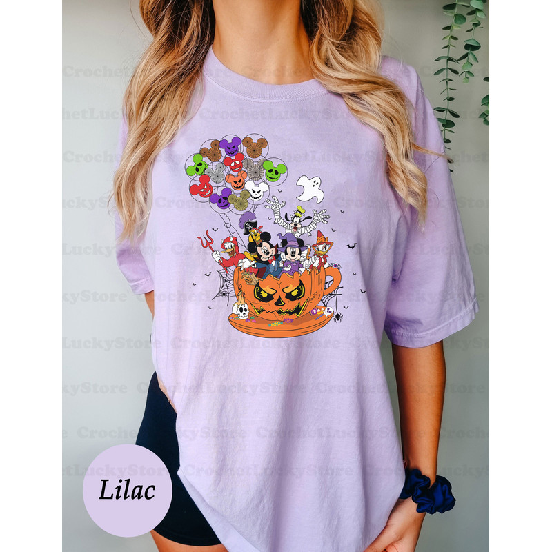 Disney Mickey And Friends Balloons Halloween Shirt, Mickey Not So Scary, Disney Trip Shirt, Family Matching Halloween Shirt, Trick Or Treat - 3.jpg