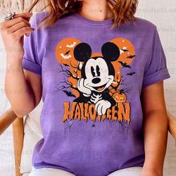 disney mickey halloween vintage shirt, mickey ear halloween shirt, spooky season, disney halloween matching shirts, mick
