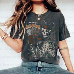 disney skeleton halloween shirt, everyday is halloween shirt, spooky season, halloween matching tee, halloween party, di