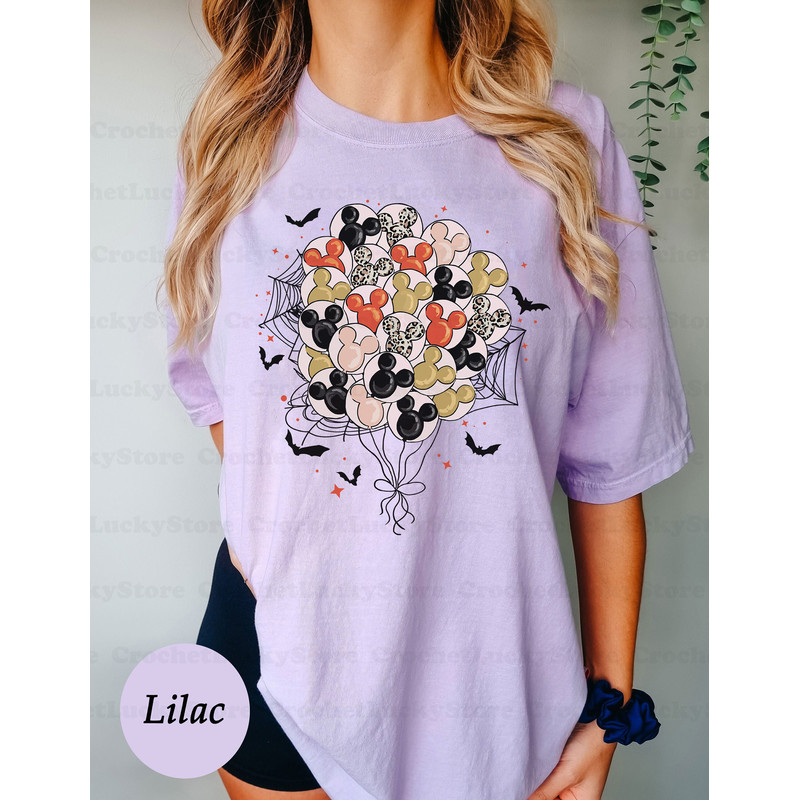 Disney Vintage Balloons Halloween Shirt, Mickey Not So Scary, Disney Trip Shirt, Disney Family Matching Halloween Shirt, Trick Or Treat - 3.jpg